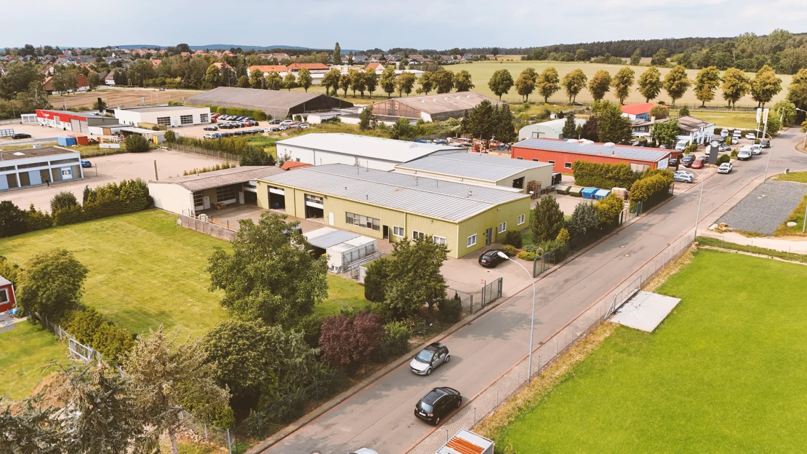 Standort Luftaufnahme - DED-Services GmbH